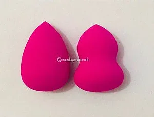 Kit 2 Esponjas Para Maquiagem Acinturada e Gota Atacado para Revenda