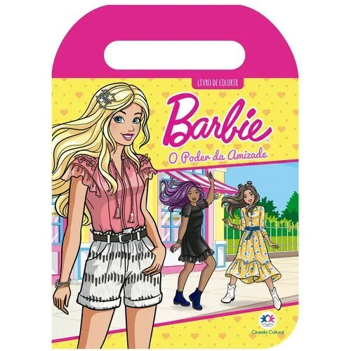 Livro De Colorir Infantil Barbie Interativo Com Alça Atacado para Revenda