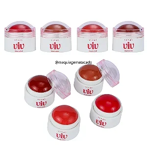 Kit 04 Unidades Blush Stick Viv Vivai 1231 Atacado para Revenda